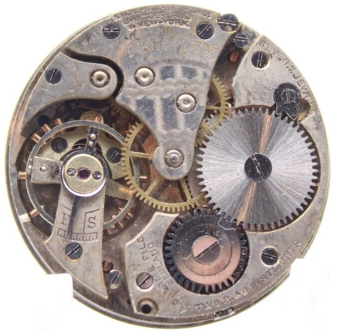 KNICKERBOCKER POCKET WATCH MOVEMENT SWISS 7j 29.4mm TRINITY (SS2)