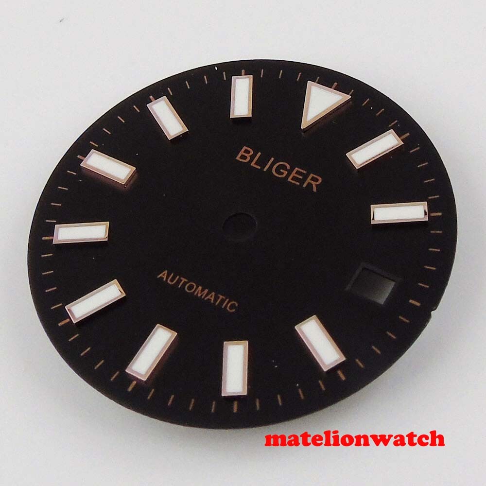 29mm Sterile Luminous Watch Dial Fit for Mingzhu2813 Miyota8215 821A DG2813 Date