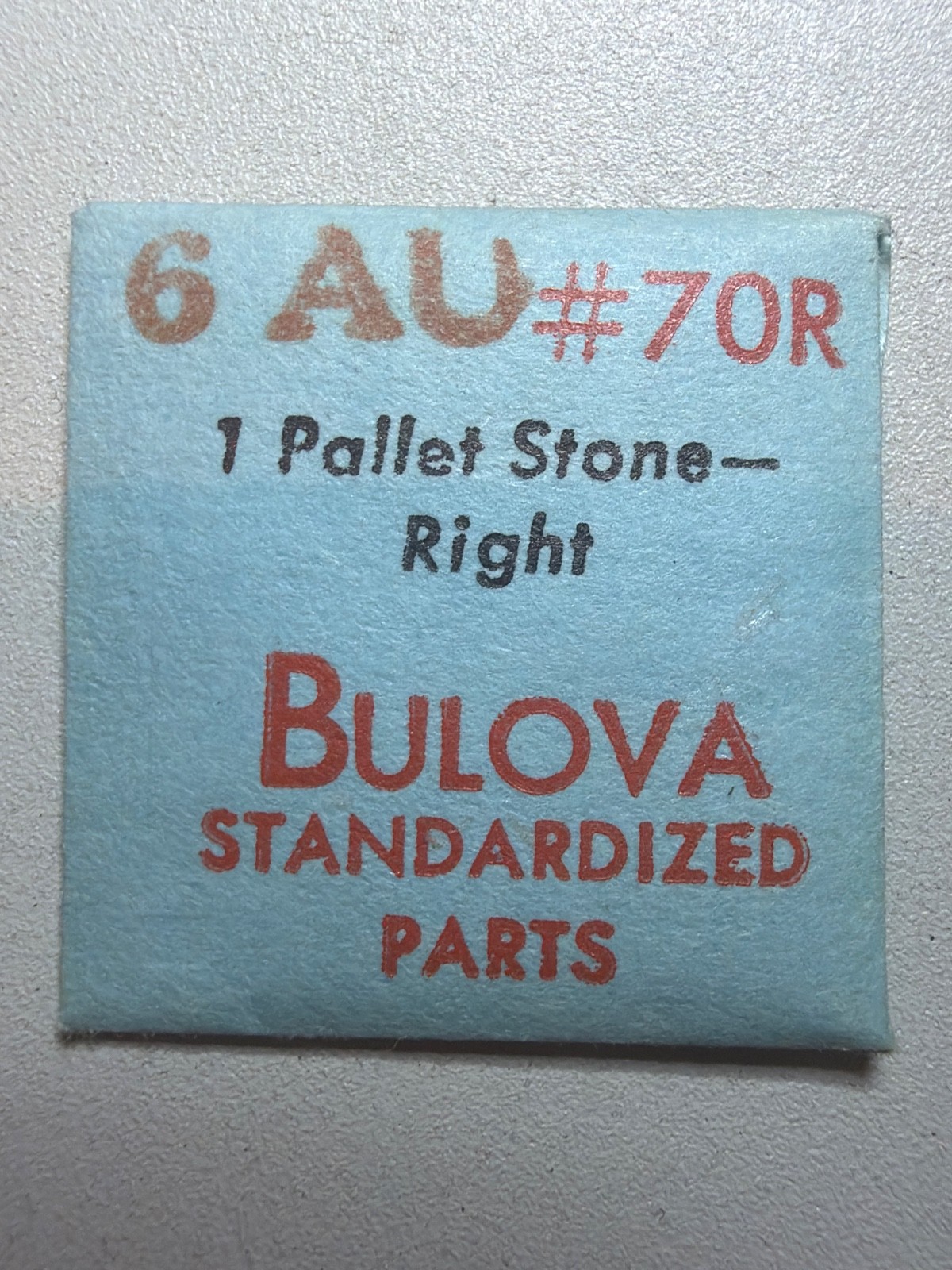 Bulova 70R Pallet Stone (Pallet Fork Right Side Jewel) – NOS – Various Calibers
