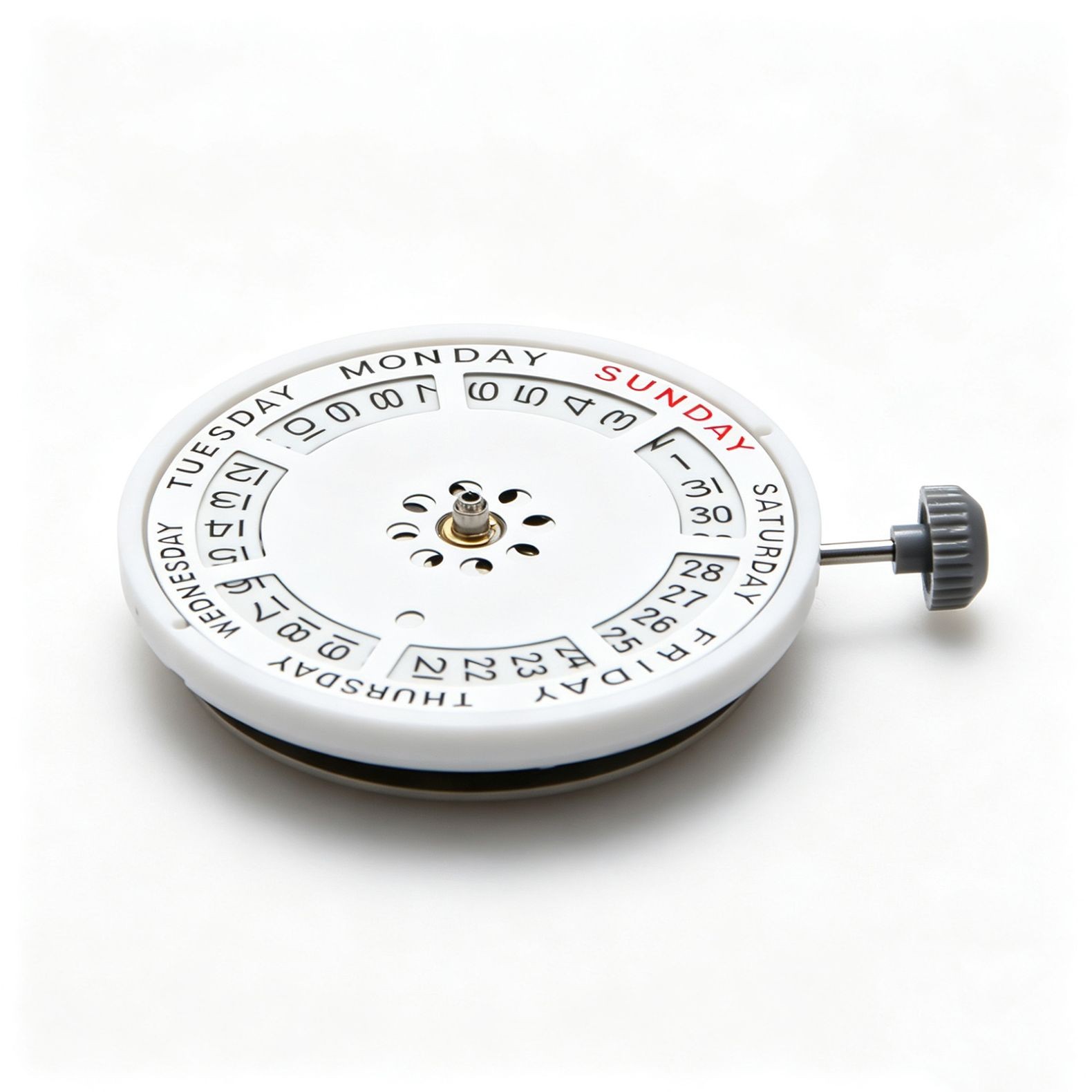 21 Jewels Double Calendar Mechanical Watch Movement For Miyota 8285 Repairing