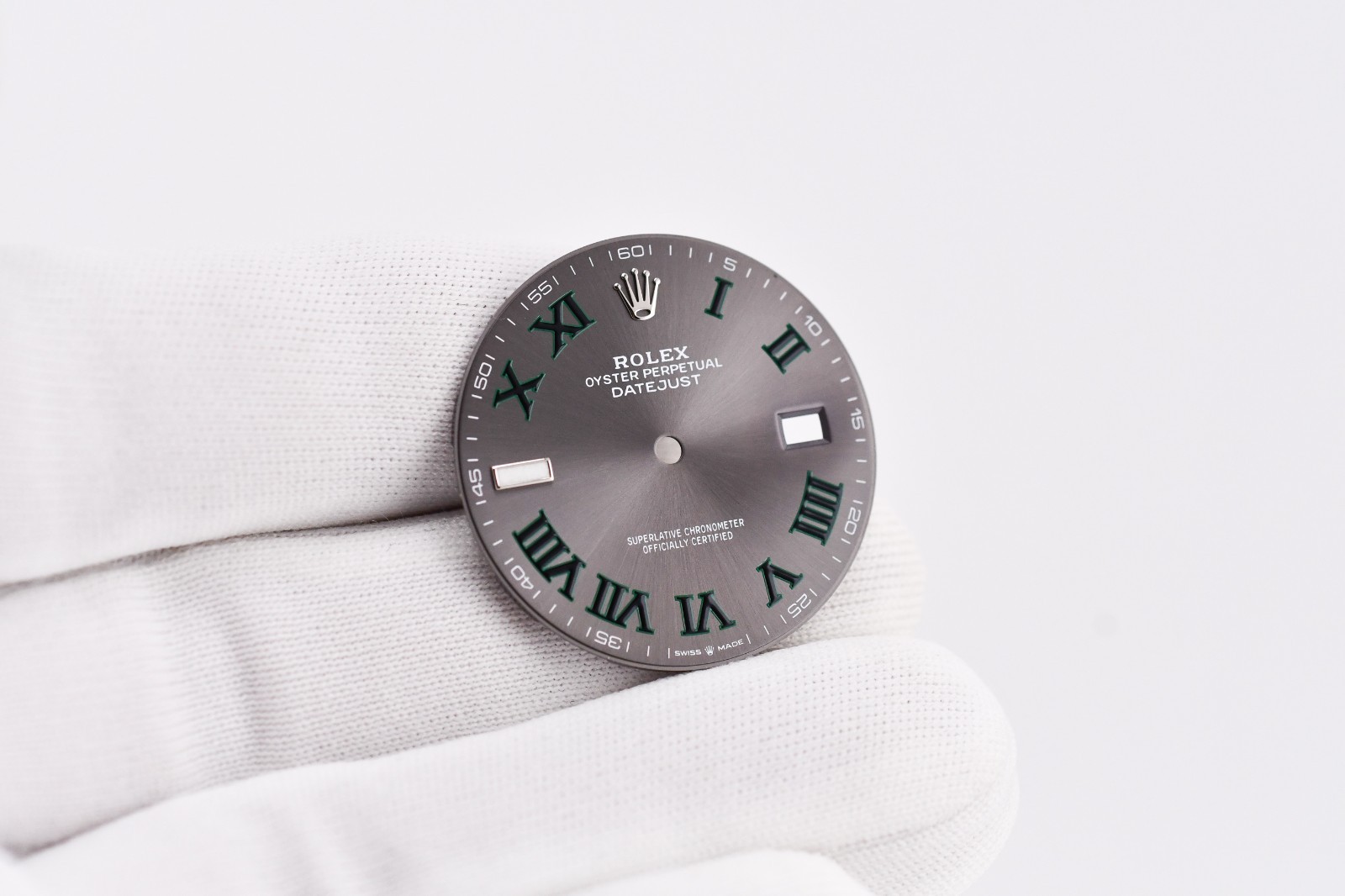 Rolex Genuine factory Wimbledon Dial 41mm Datejust 126330 126334