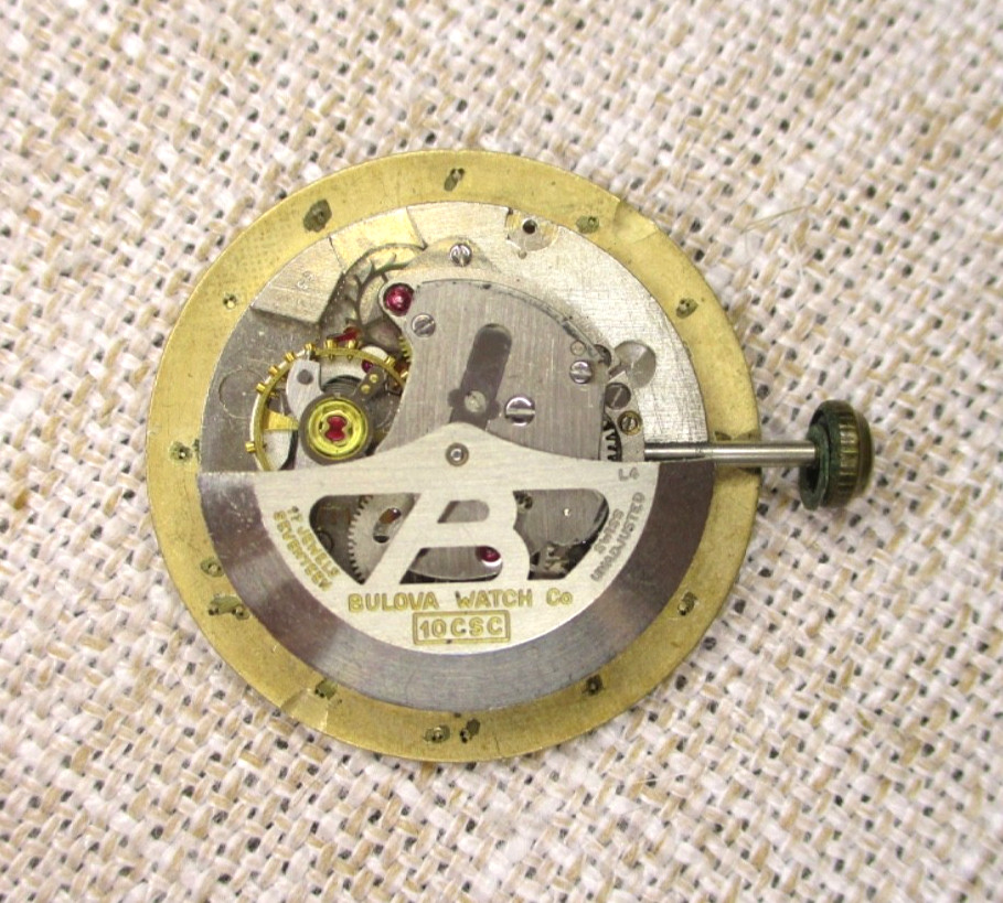 Bulova Movement cal 10CSC self-winding, For Parts