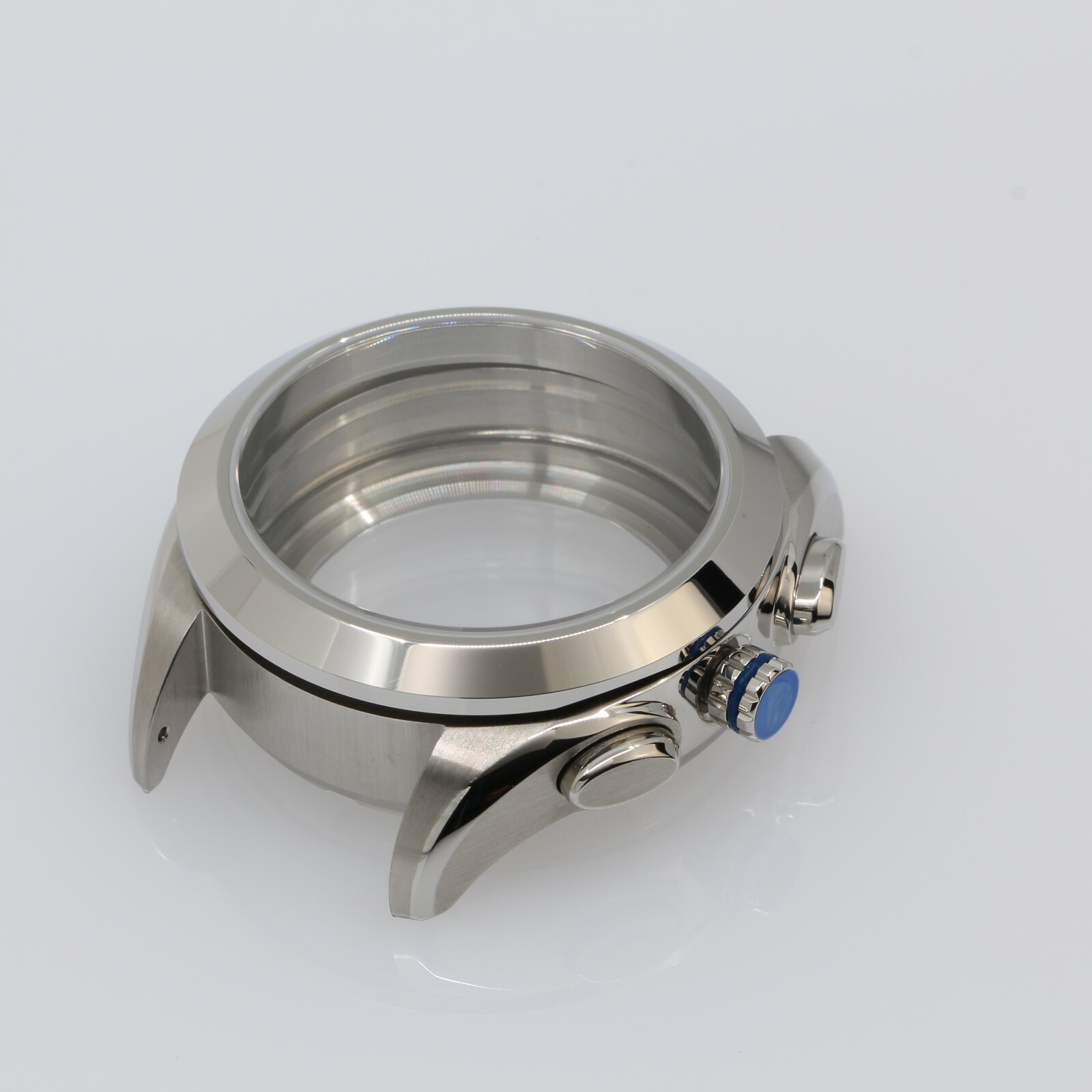 DIY SET for ETA Valjoux 7750 watch case + dial + hands sapphire 38mm 10ATM NEW