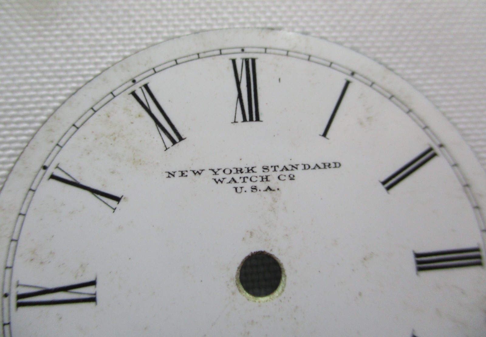 Vintage New York Standard Watch Co. U. S. A. Pocket Watch Dial 45 mm