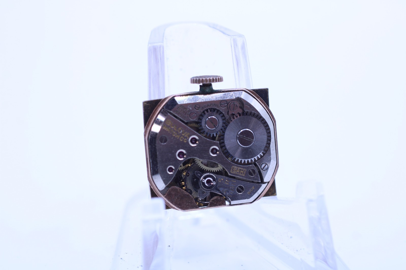 BULOVA CAL. 8AH, 17j WRIST WATCH MOVEMENT FOR REPAIR (M7)