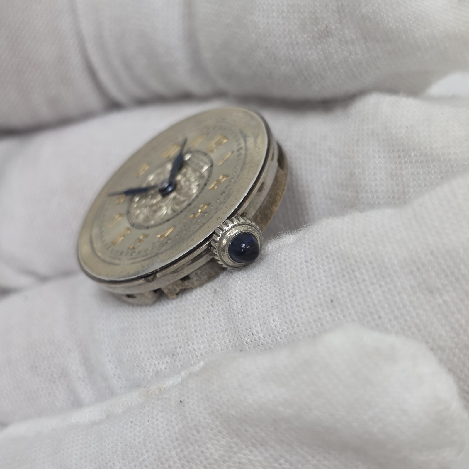 1920s BULOVA 10A 16j Art Deco 23.5, mm Antique Watch Movement PARTS or REPAIR
