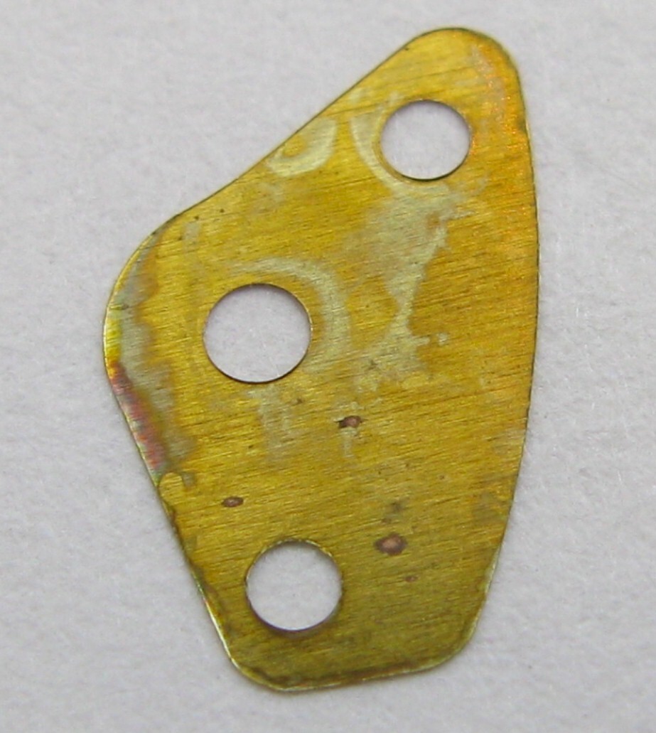 Poljot 3133 chronograph watch movement part one sole for balance wheel bridge