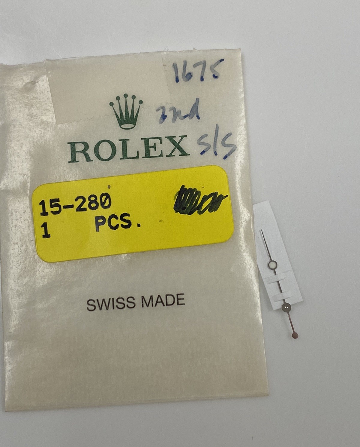 Genuine New Rolex Master ￼1675 Cal. 1570/1575 White Gold Second Hand #15-280