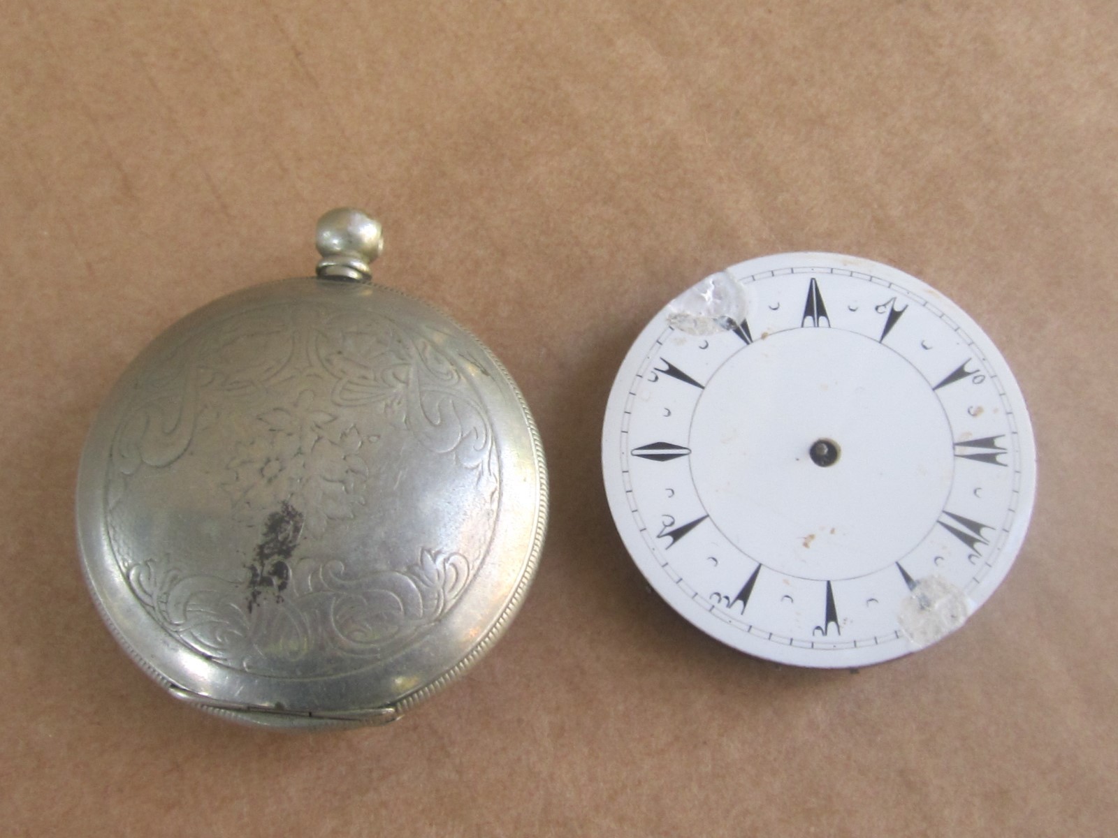 Antique Ottoman Empire lot of 2 Pocket Watch Movements 1850s – Parts / Restore