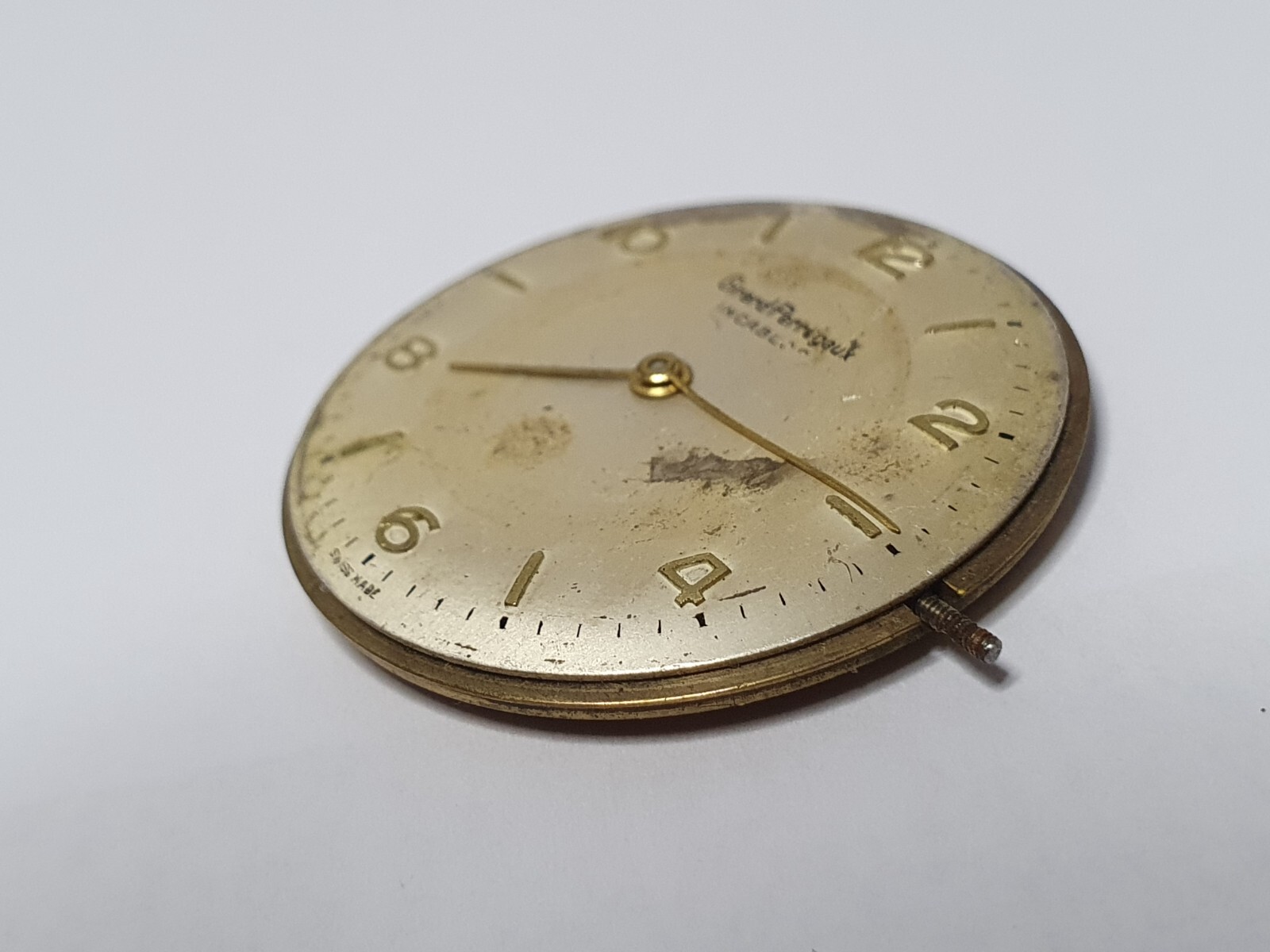 girard perregaux gents watch movement cal peseux 330