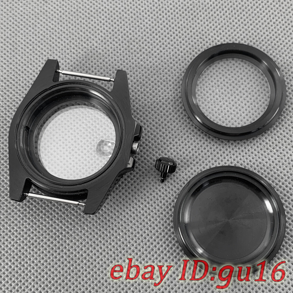 40mm Sapphire glass PVD Watch Case Fit NH35 NH36 ETA 2824 2836 Miyota 8215 821A