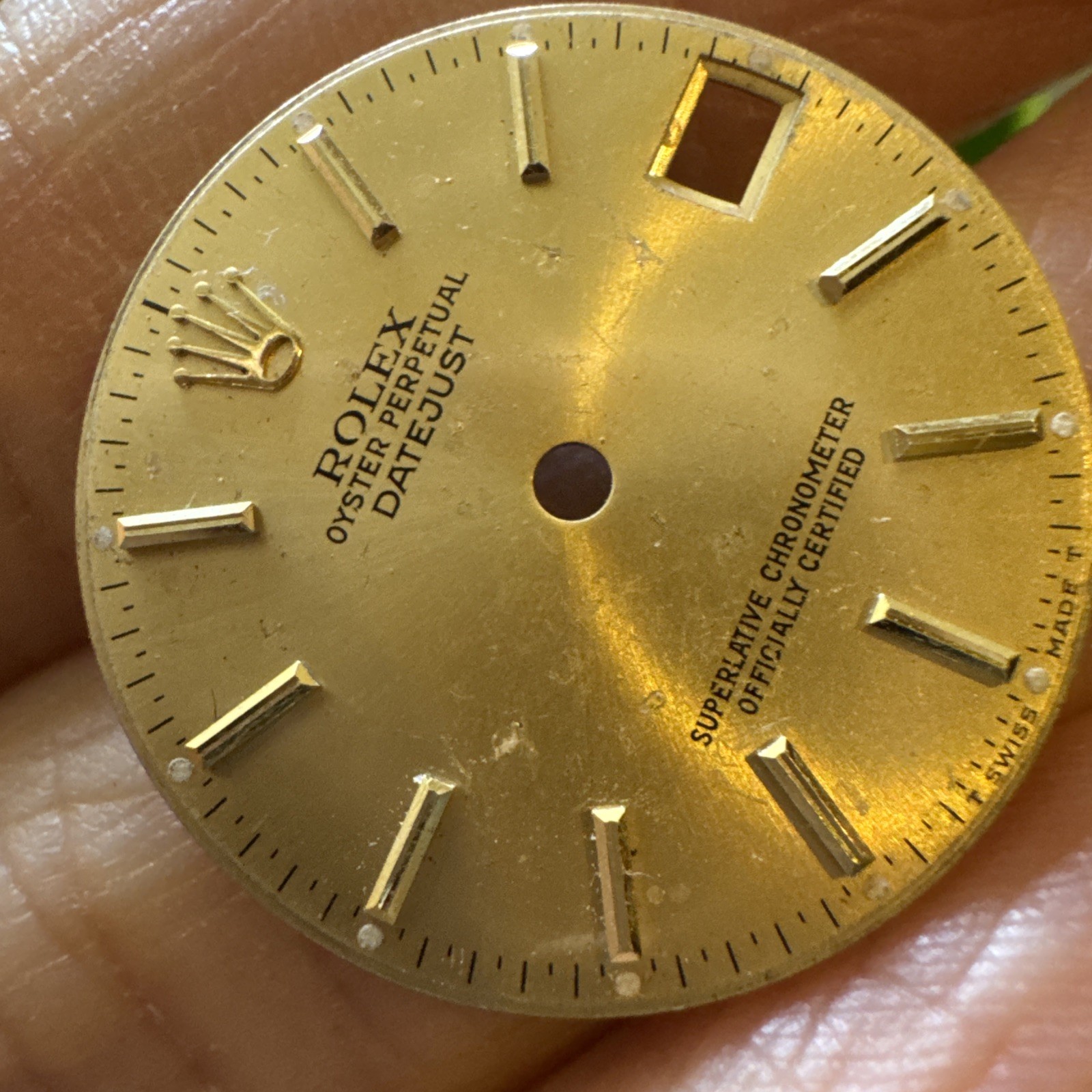 Original Rolex Ladies Champagne Datejust 68273 68278 31mm model dial (50)