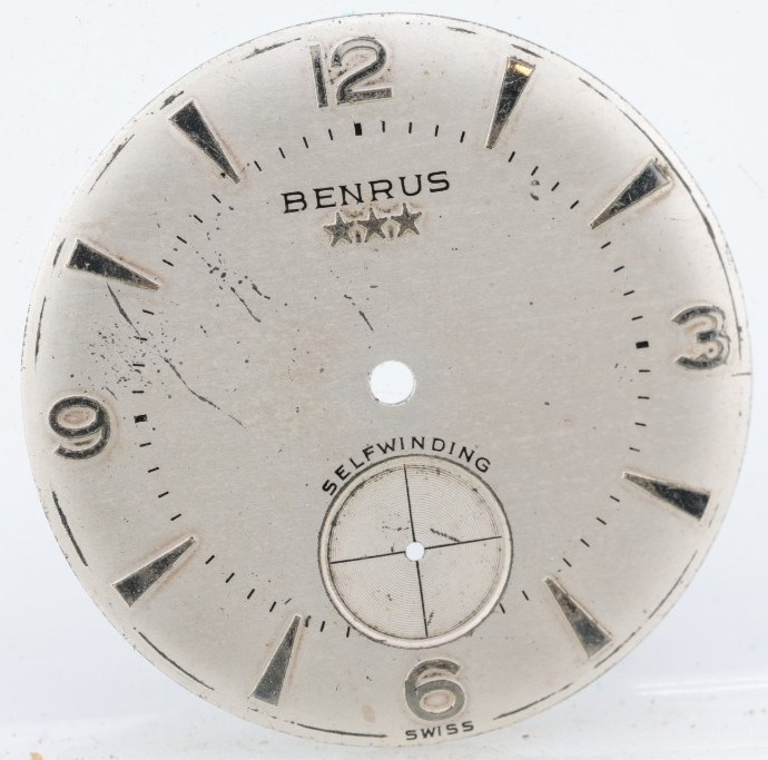 BENRUS 3 STAR SELFWINDING SWISS WRIST WATCH DIAL 29.69mm (M14)