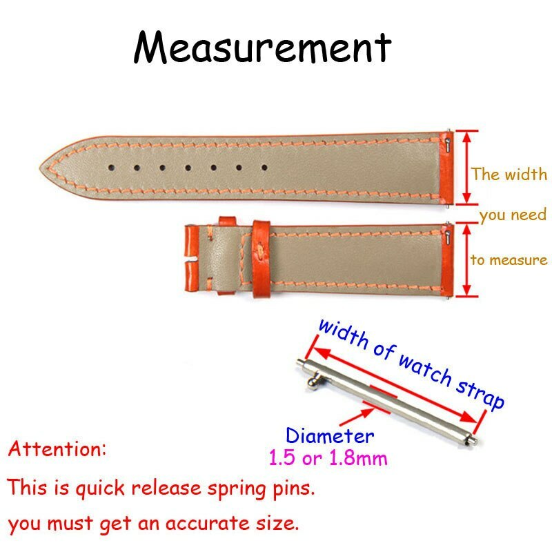 Stainless Steel Pin 14-21 22 24mm Quick Release Spring Bar Pins Watchband Parts