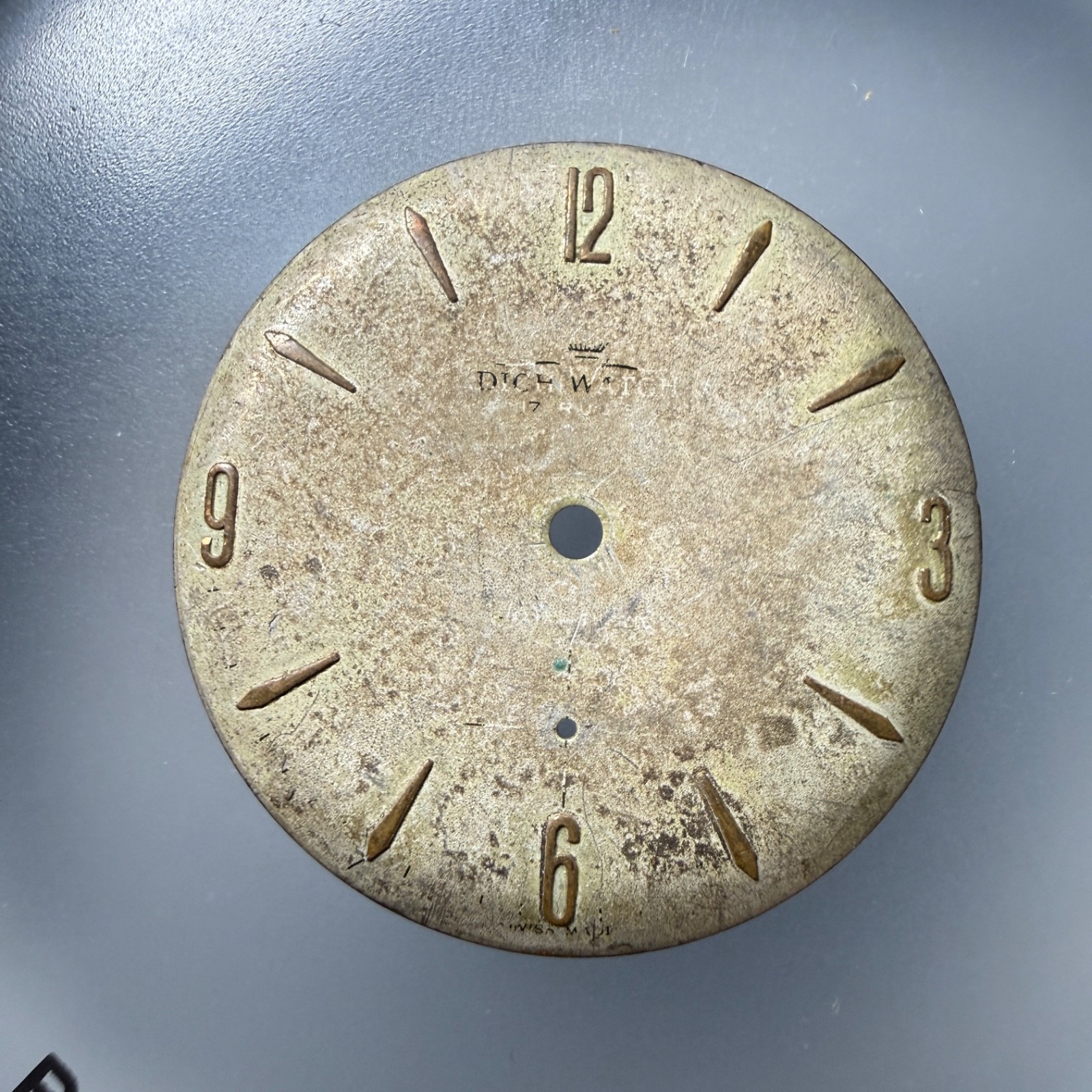 Lot Of Ten Dials For Reprinting: Longines, Perseo, Roamer, Avia, Unver
