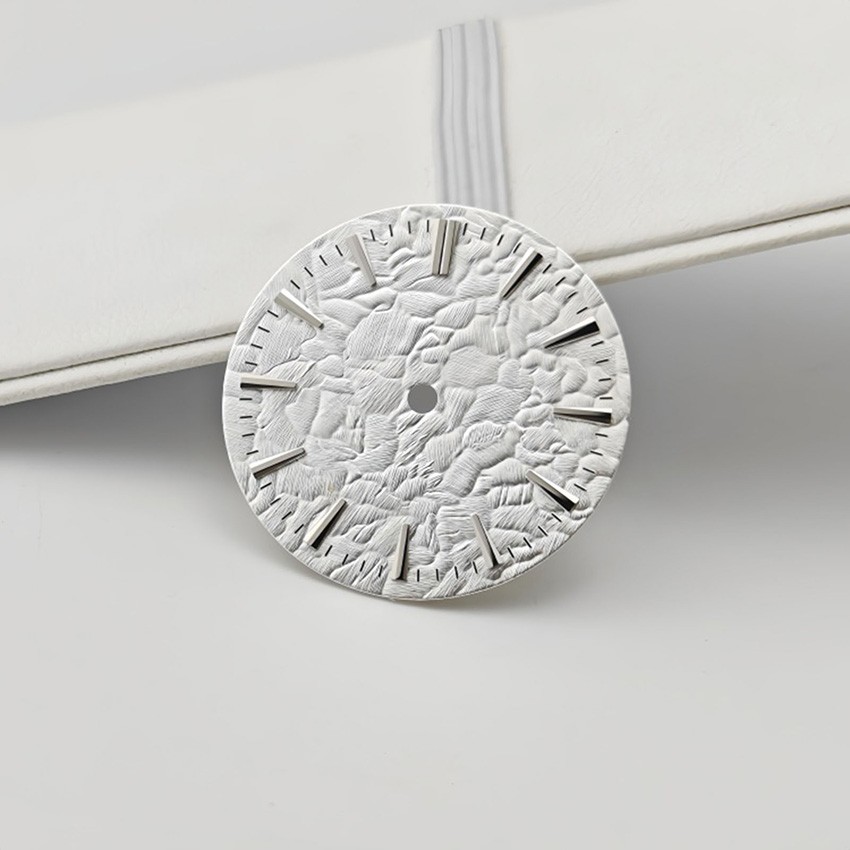 28.5mm Stone pattern Watch Dial Modified Mechanical for NH35/NH36 Movement