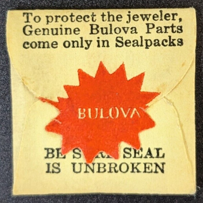 Pack of 3 NOS Genuine BULOVA Cal. 8AH WATCH SPRING FOR RATCHET CLICK – PART# 31