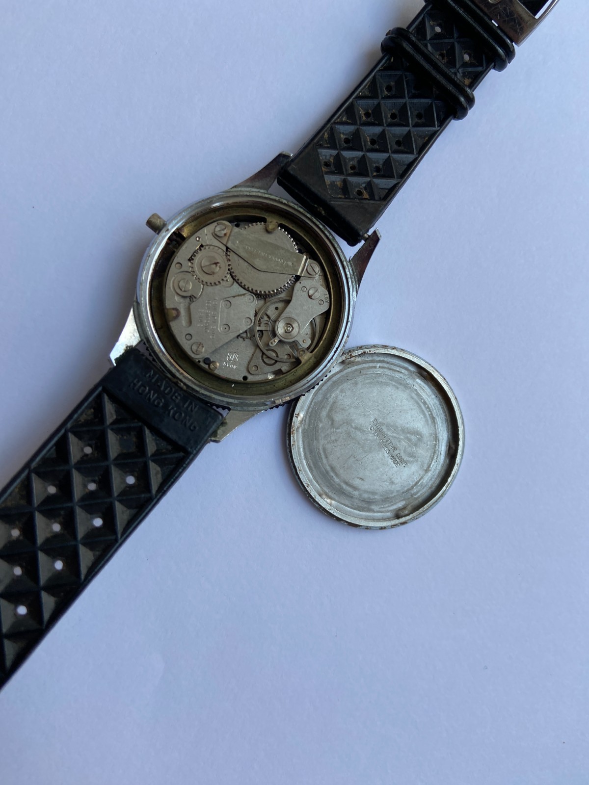 VINTAGE MEN WRIST WATCH SALE FOR PARTS DIVER ENDURA DATE CAL. EB 8800 1 JEWEL