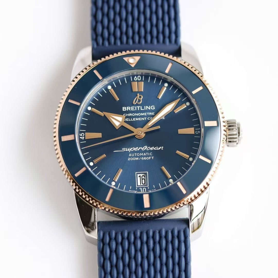 Men’s Watch Automatic Mechanical Movement 50mm Blue Dial
