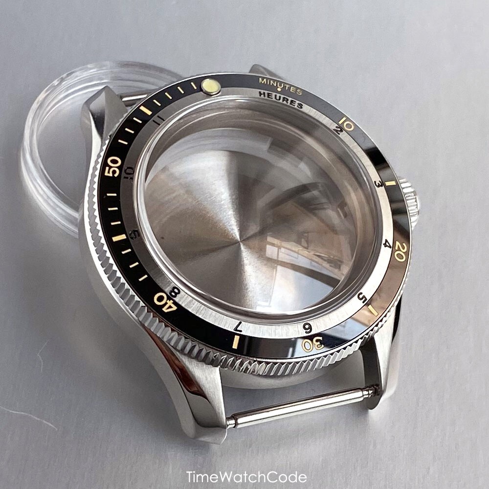 40mm NH35 Diving Watch Case Bubble Sapphire Fit NH36 NH38 PT5000 ETA2824 20BAR