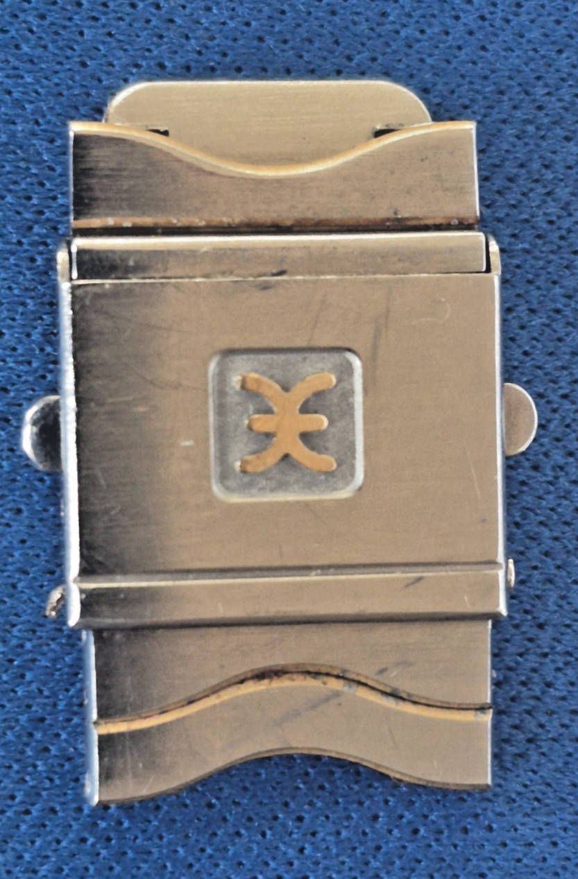 Ebel Sport Classic Wave Men Gold and Steel Watch Clasp Buckle For 15mm Band