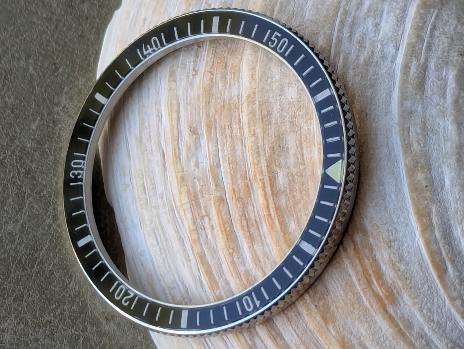 NOS Vintage 1960’s Yema Superman SS Bezel/Black Acrylic Insert/Tension Spring