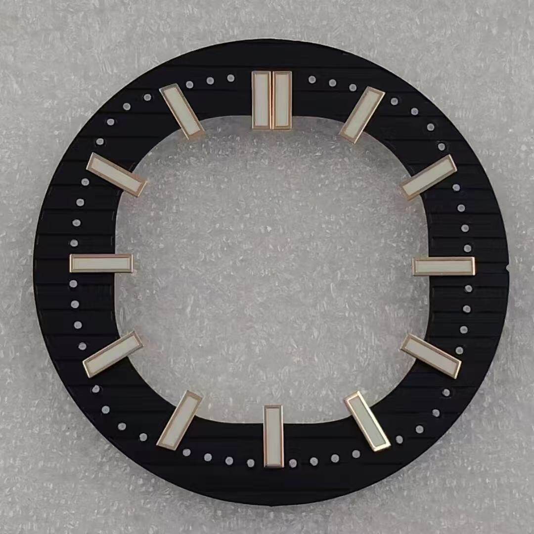 30.5mm Open Center Dial Ring Stick Indices Lume Dots Fit Auto Mod