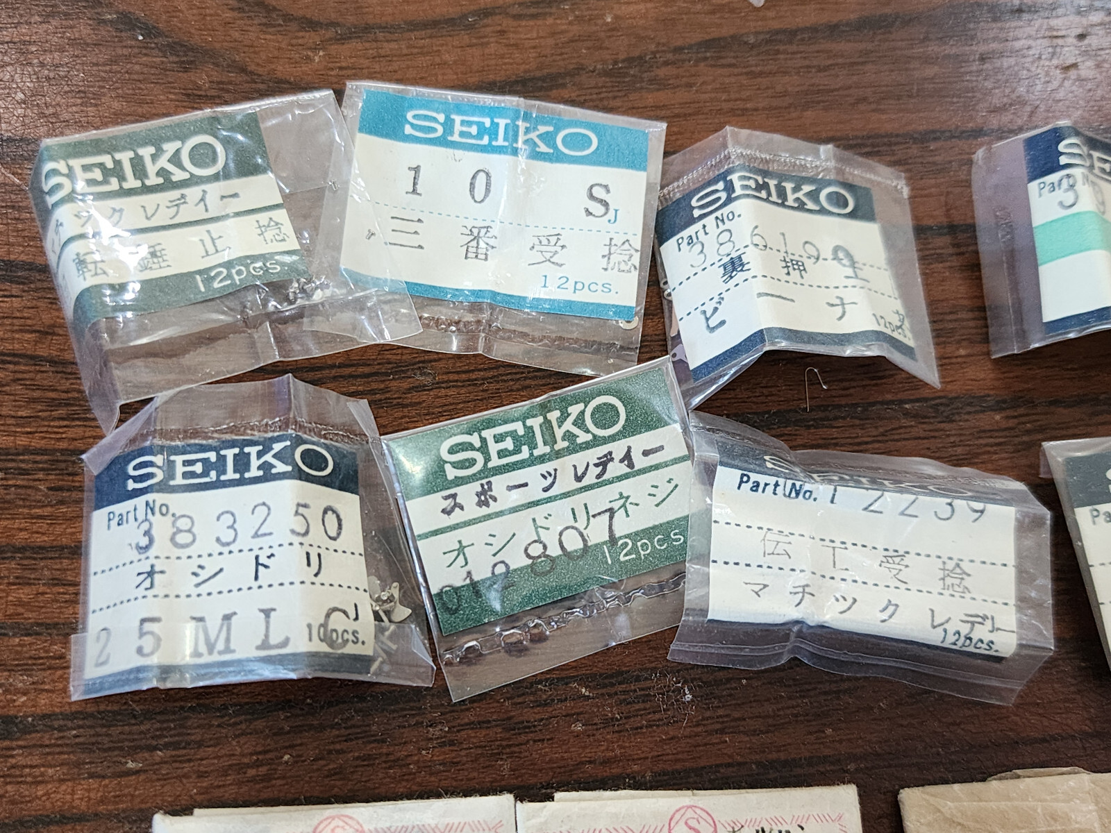 Large Assorted Seiko Seikosha Parts Lot Watchmaker Unsorted 1960 1970 1980 2