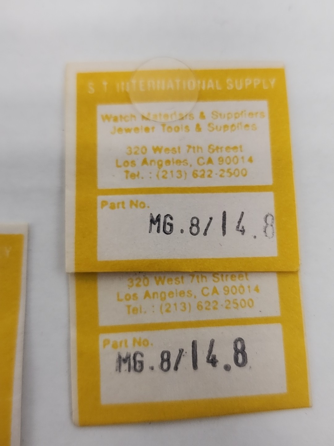 Genuine Vintage Watch Crystal Lot Of 20, 12.2 – 15.8 X .08