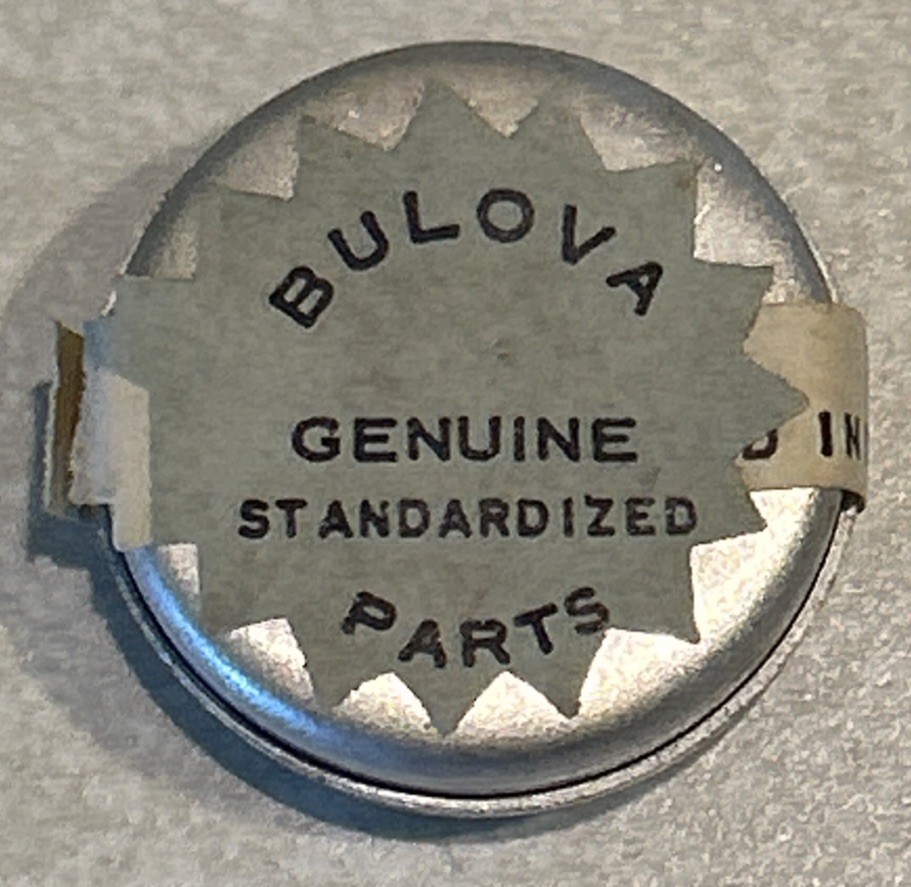 Vintage BULOVA 5 AR Complete Balance Wheel Flat #54 Watch Sealed Part NOS
