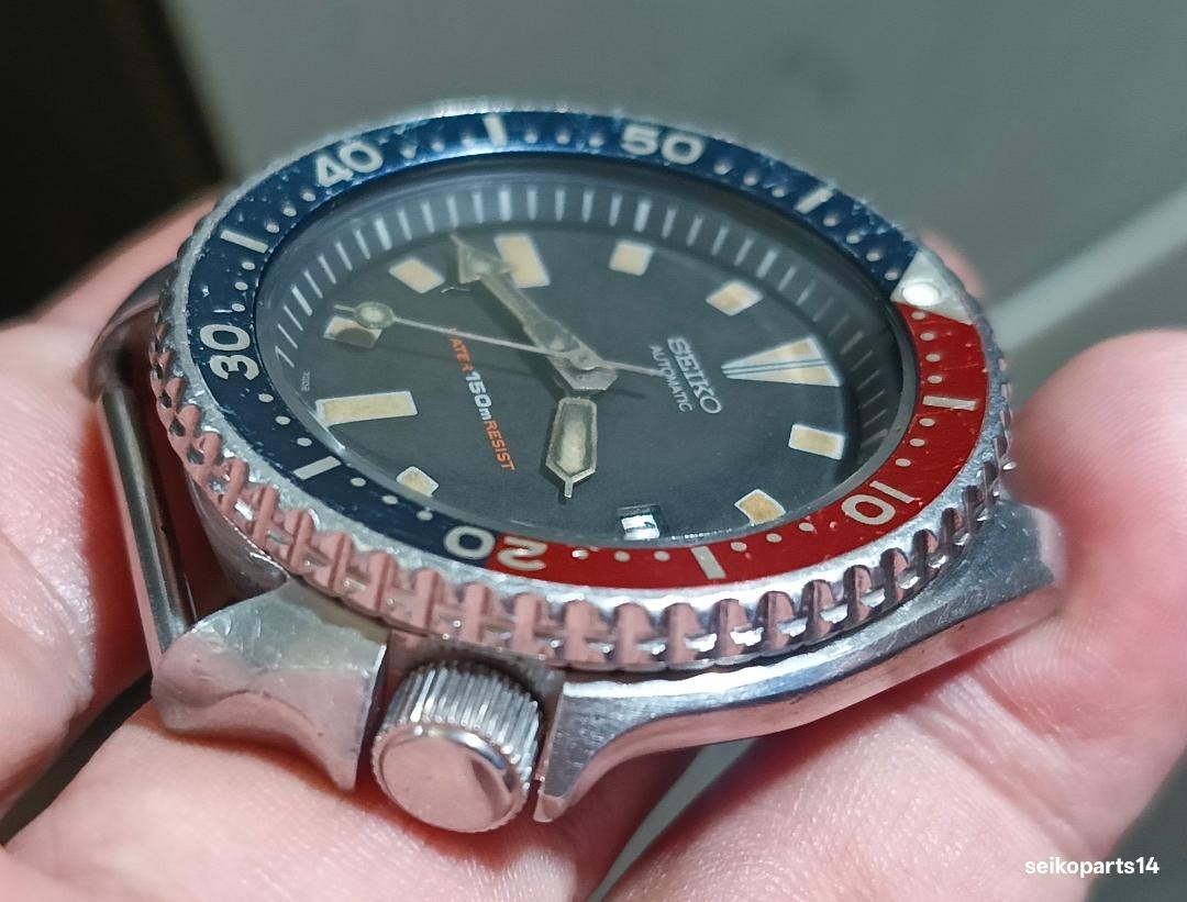 ALL ORIGINAL SEIKO DIVERS 150m DIVER PEPSI 7002-700A YEAR 1990 DEC. ART PATINA