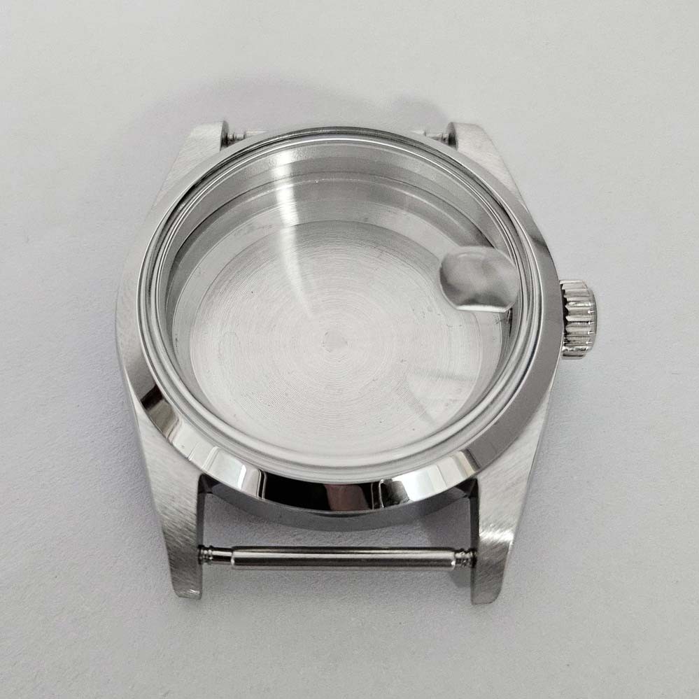 1PCS 36mm Watch Stainless Steel Case Acrylic Mirror For NH35/NH36/4R Movement