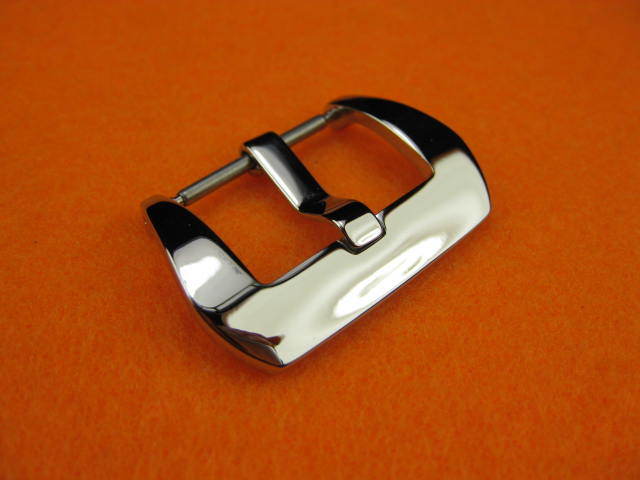 24mm Swiss 316L Stainless PRE-V Round Spring Bar Polish Buckle made for PANERAI