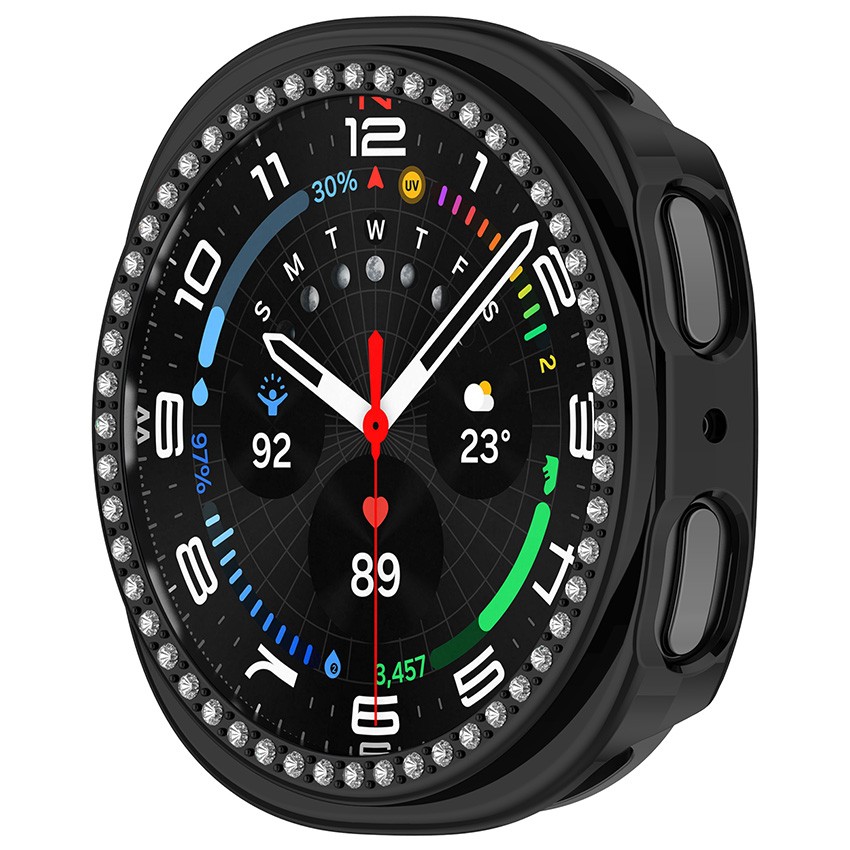 Diamonds Hollow Protective Case Watch Case for Samsung Galaxy Watch 8 40MM/44MM