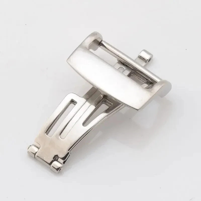 Solid Watch Strap for AP 18mm Seamless Steel Butterfly Buckle Folding Clasp Band