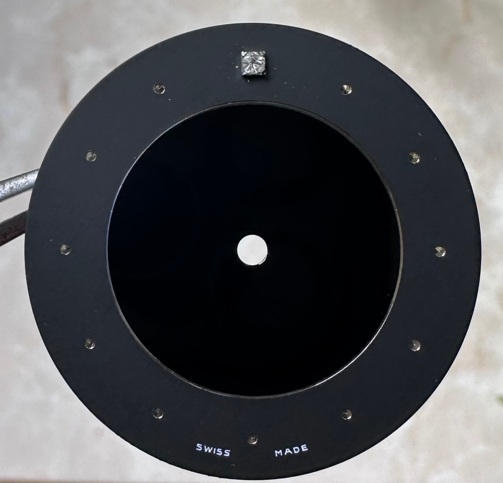 DIAL FOR ETA PESEUX 7001 BLACK GRAY 30.5mm HANDWINDING MOVEMENT SWISS MADE