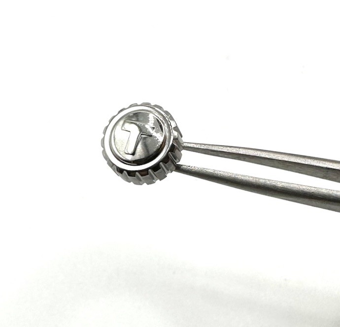 New Genuine Tissot Seastar 2000 Stainless Steel 8.5mm Screwdown Crown Part