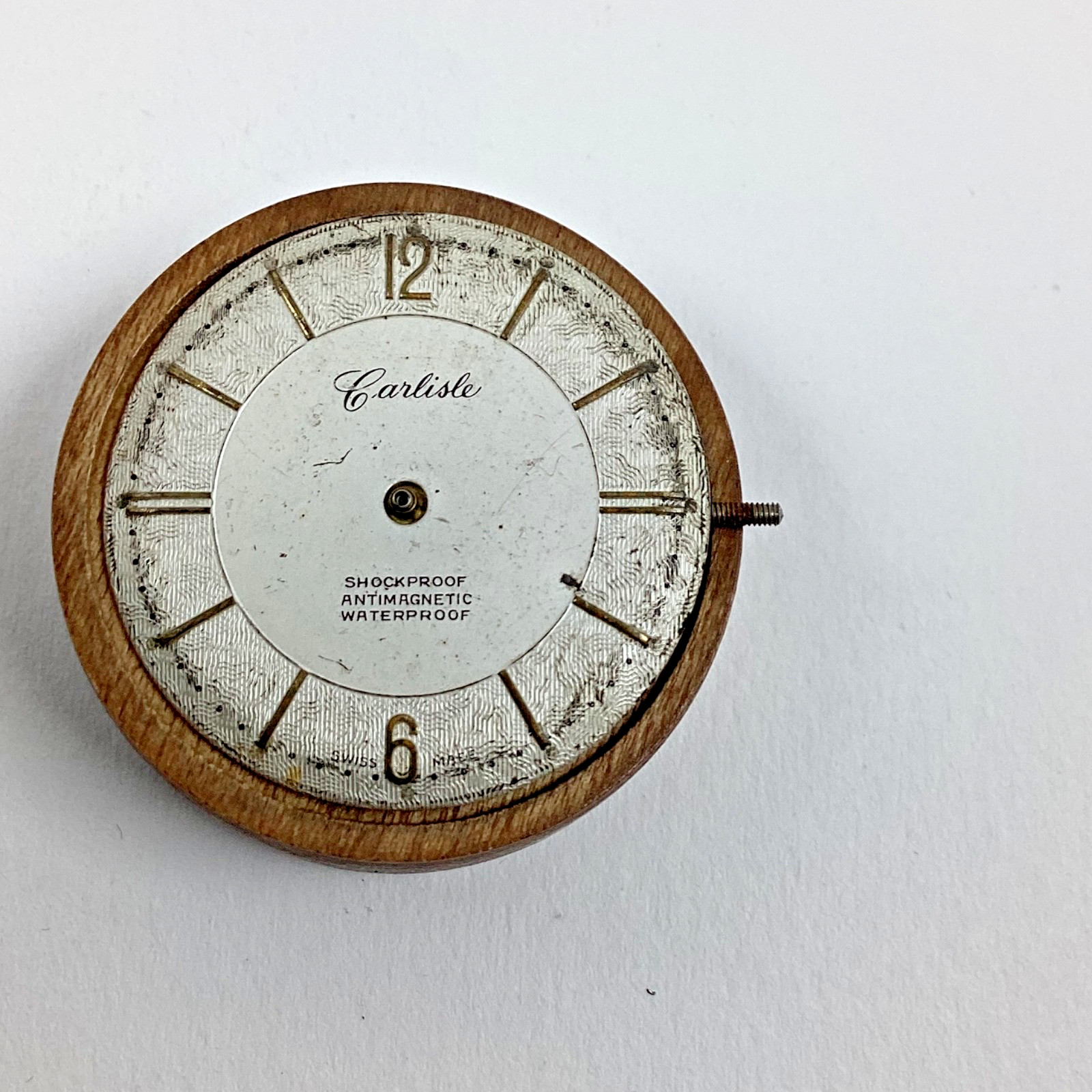Lot Carlisle Henriline Watch Co Ebosa EB1553 Swiss 1 Runs Spare Part Repair READ