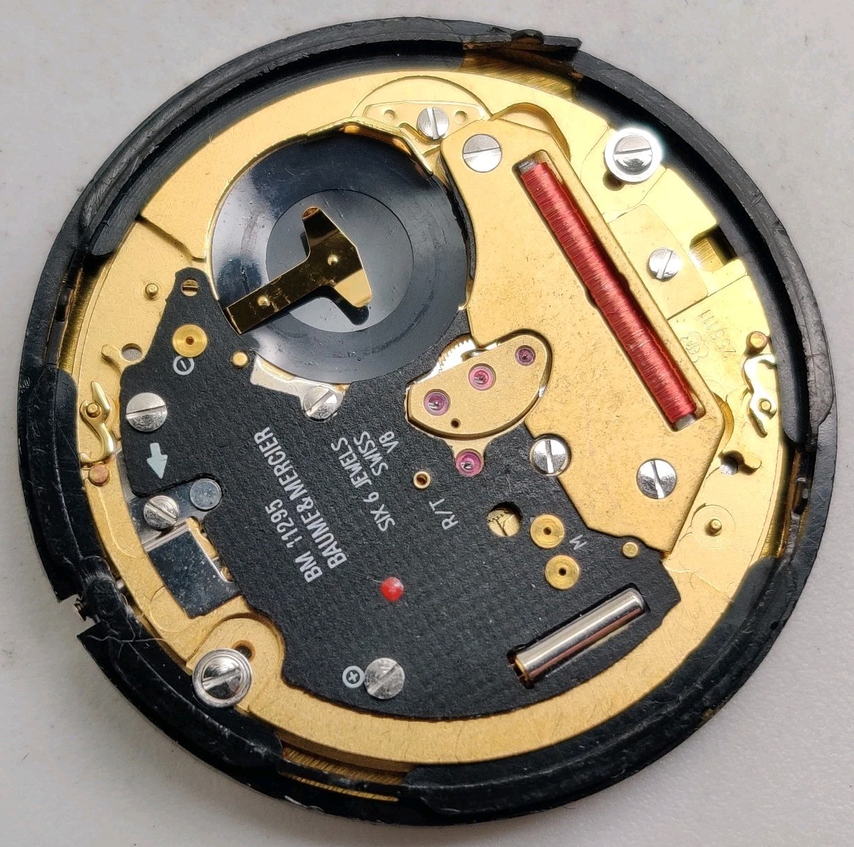 Baume & Mercier BM 11295 ESA ETA Cal. 255.111 Swiss quartz watch movement Works