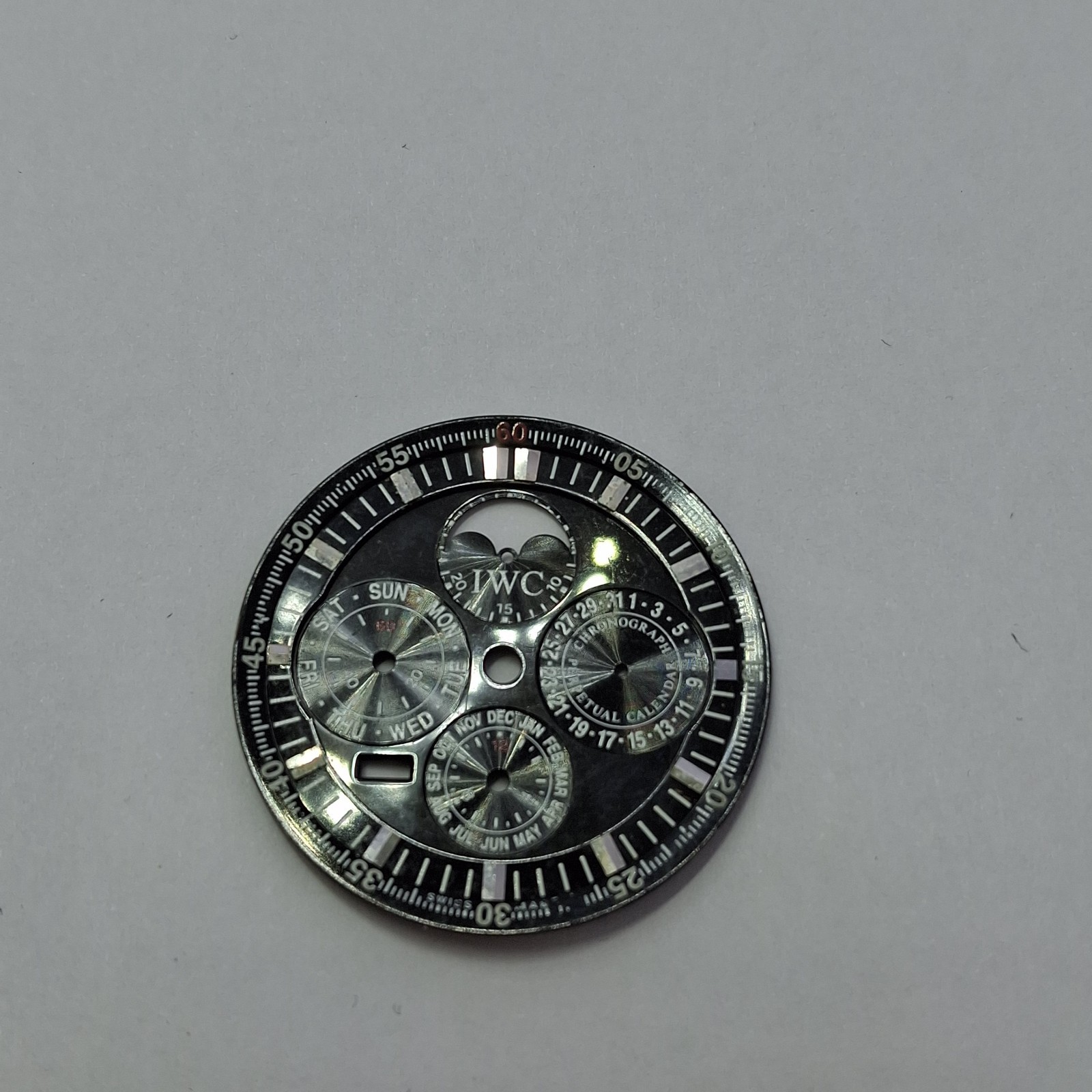 IWC International Watch Co 36.6 mm Dial Watch Parts Part Swiss Made #X7