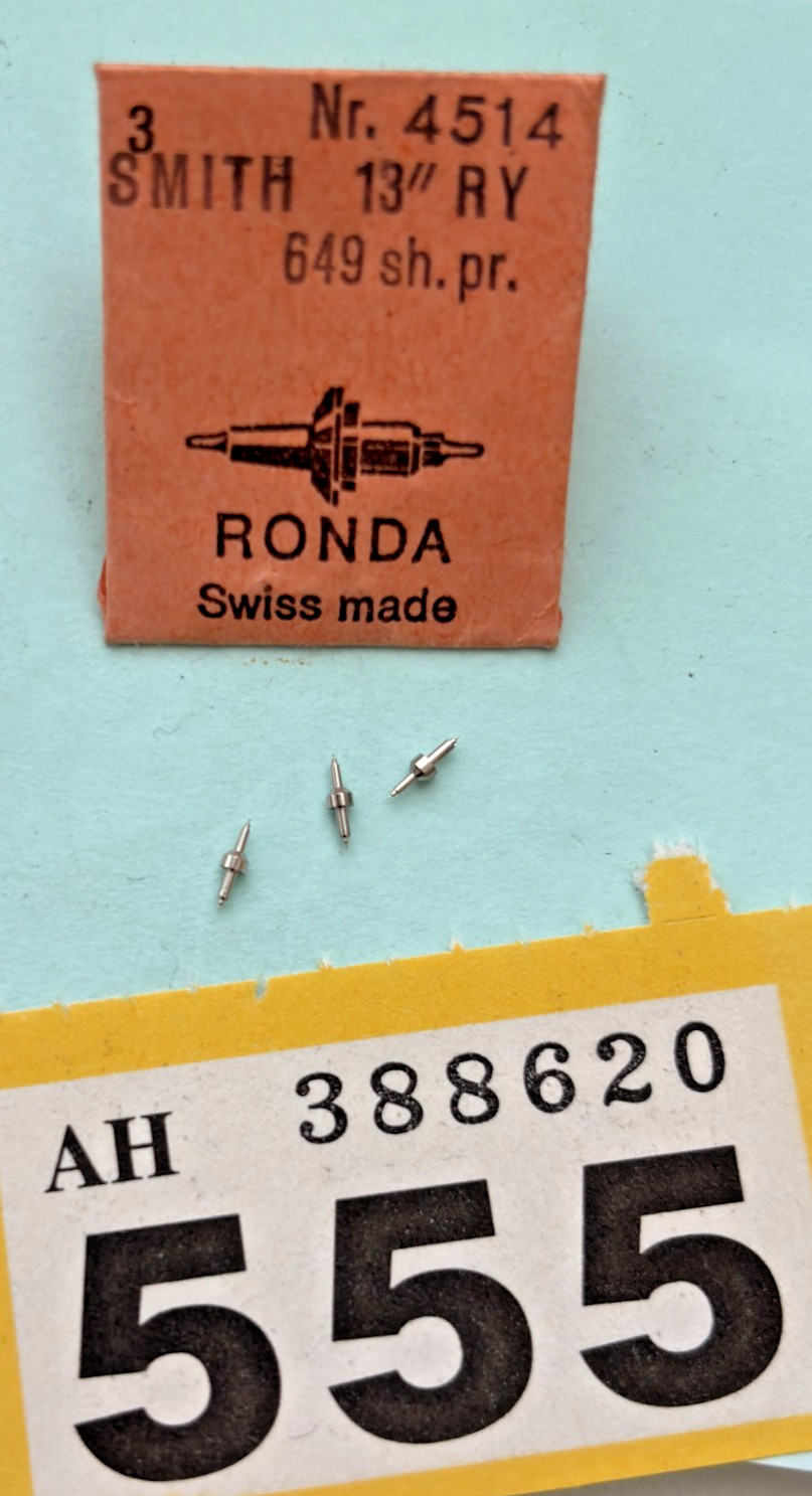 3 Smiths Empire Balance staff Ronda No 1514 13″ RY 649 Shock proof new in pack