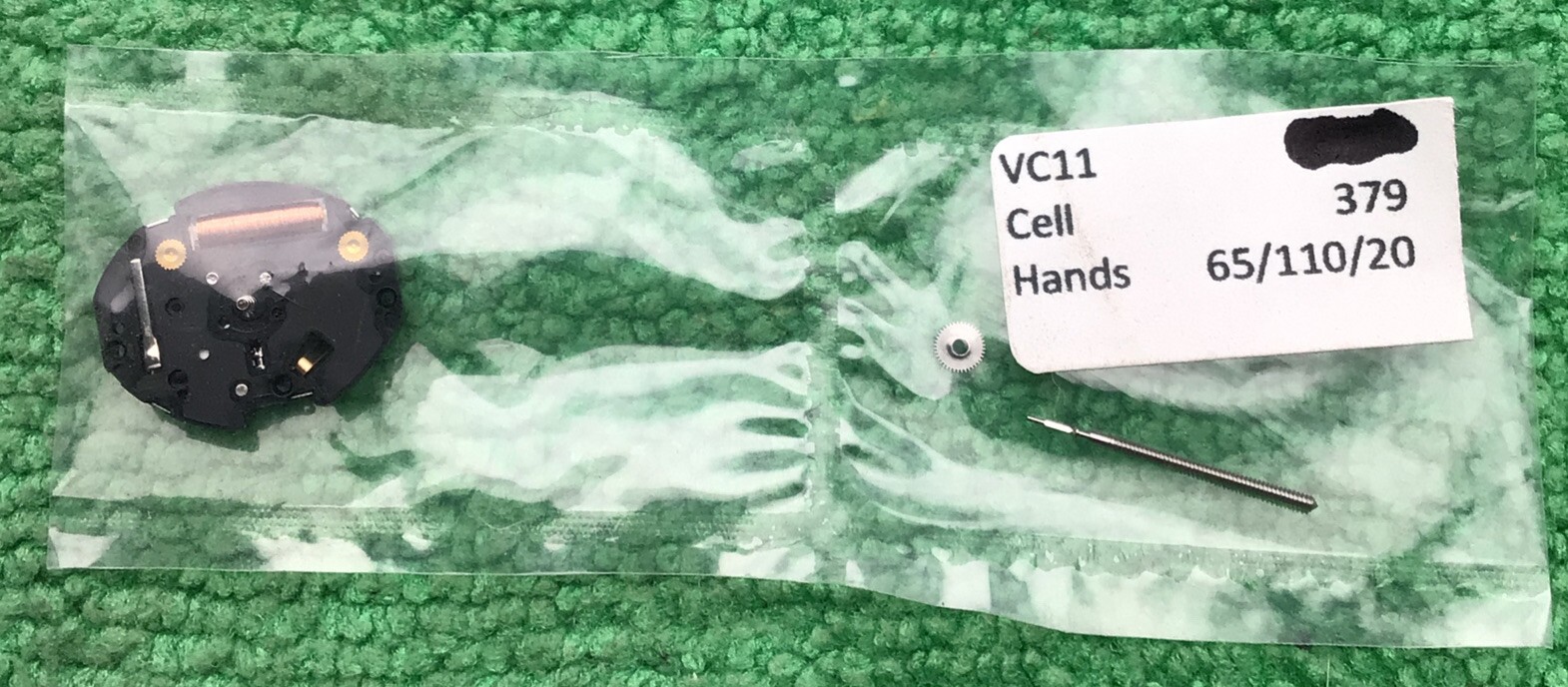 NEW HATTORI VC11E Quartz Watch Movement With Stem, SS