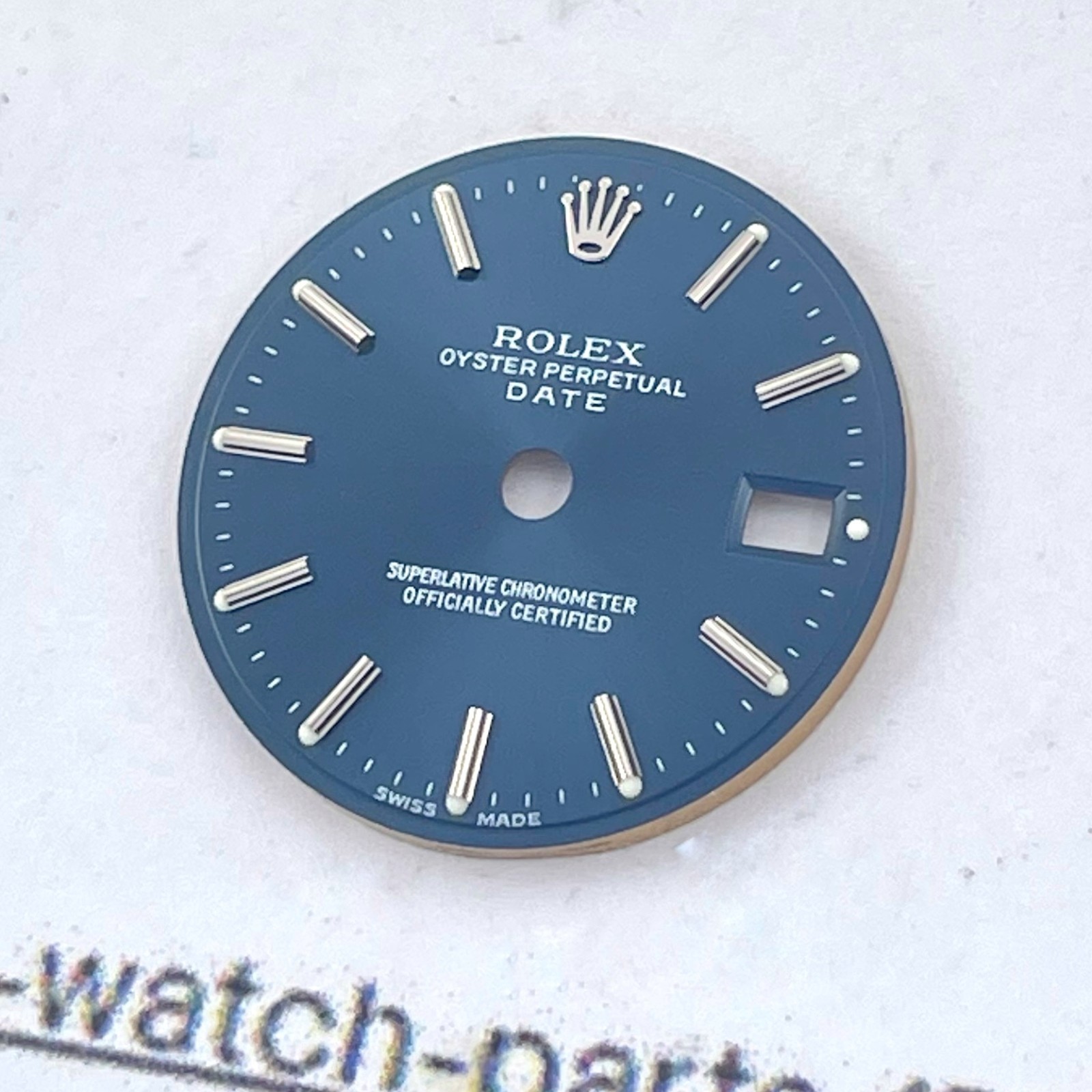 Genuine Rolex Dial Datejust 26mm Ladies Date 69160 79160 Blue Silver Lettering