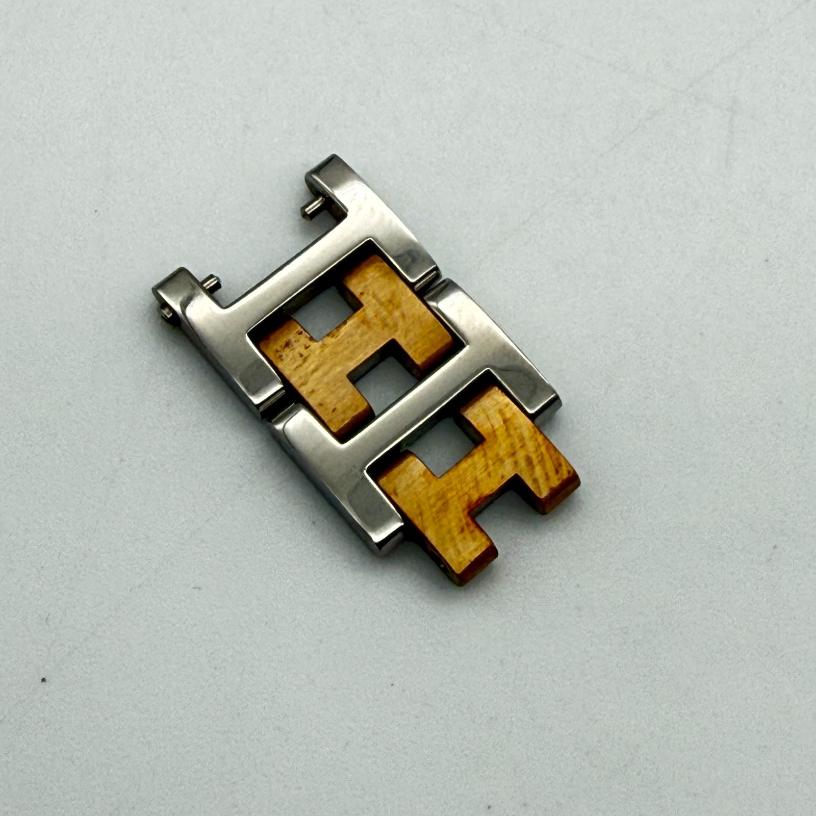 HERMES Clipper Watch 2Link 12mm Genuine Gold SS