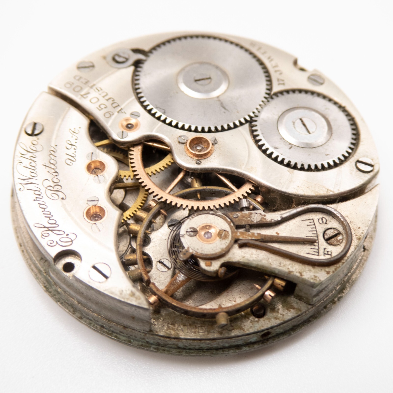 E. Howard Series 3 Model 1905 16-Size 17-Jewel Antique Pocket Watch Movement