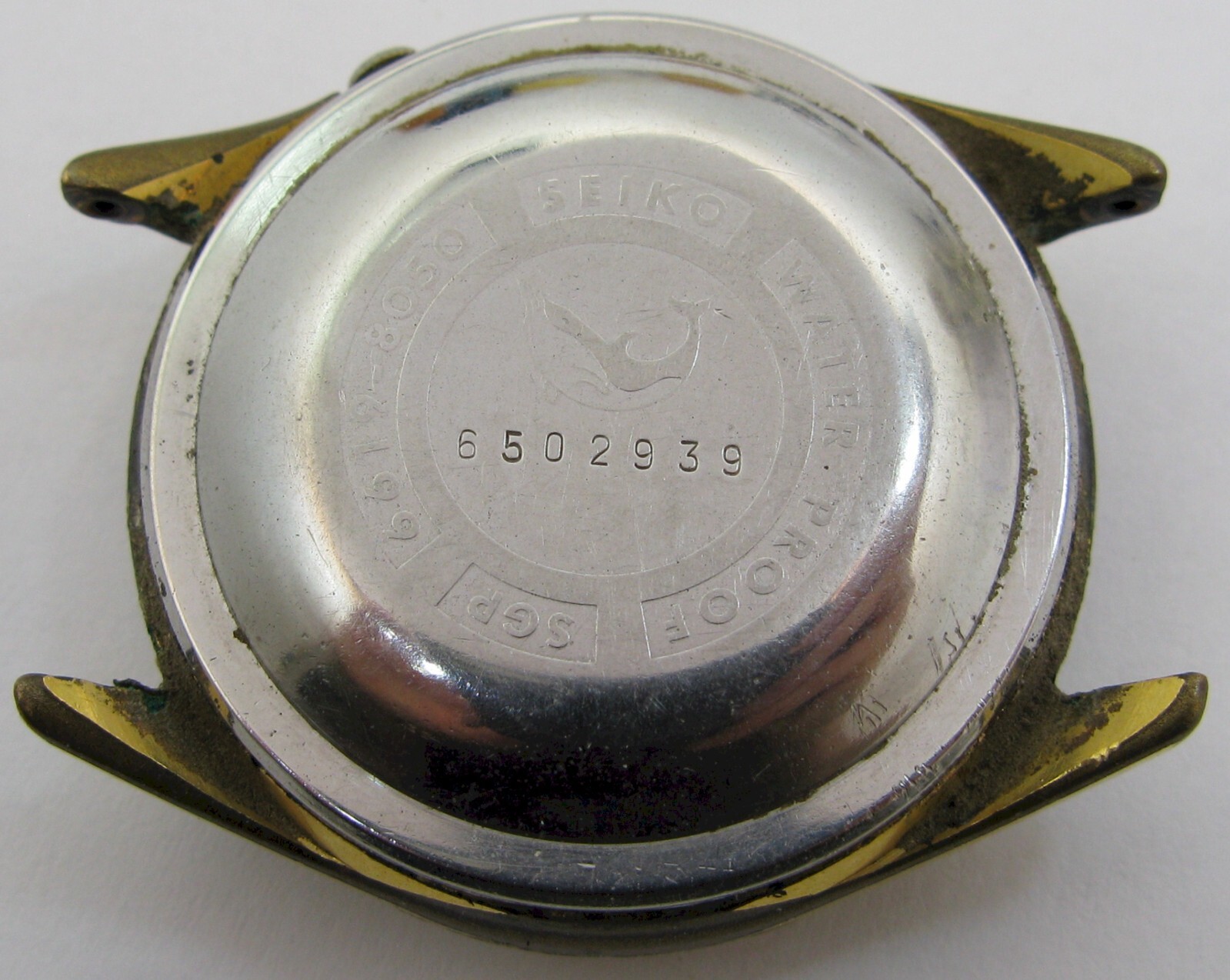 Seiko 5 Watch sportsmatic 6619 A 21 jewels movement & brass case 8050 for part