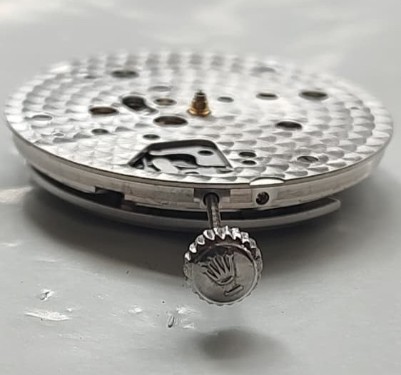 Genuine Rolex Cal. 3132 Automatic Movement & Chrome Crown 31J – Perfect Working