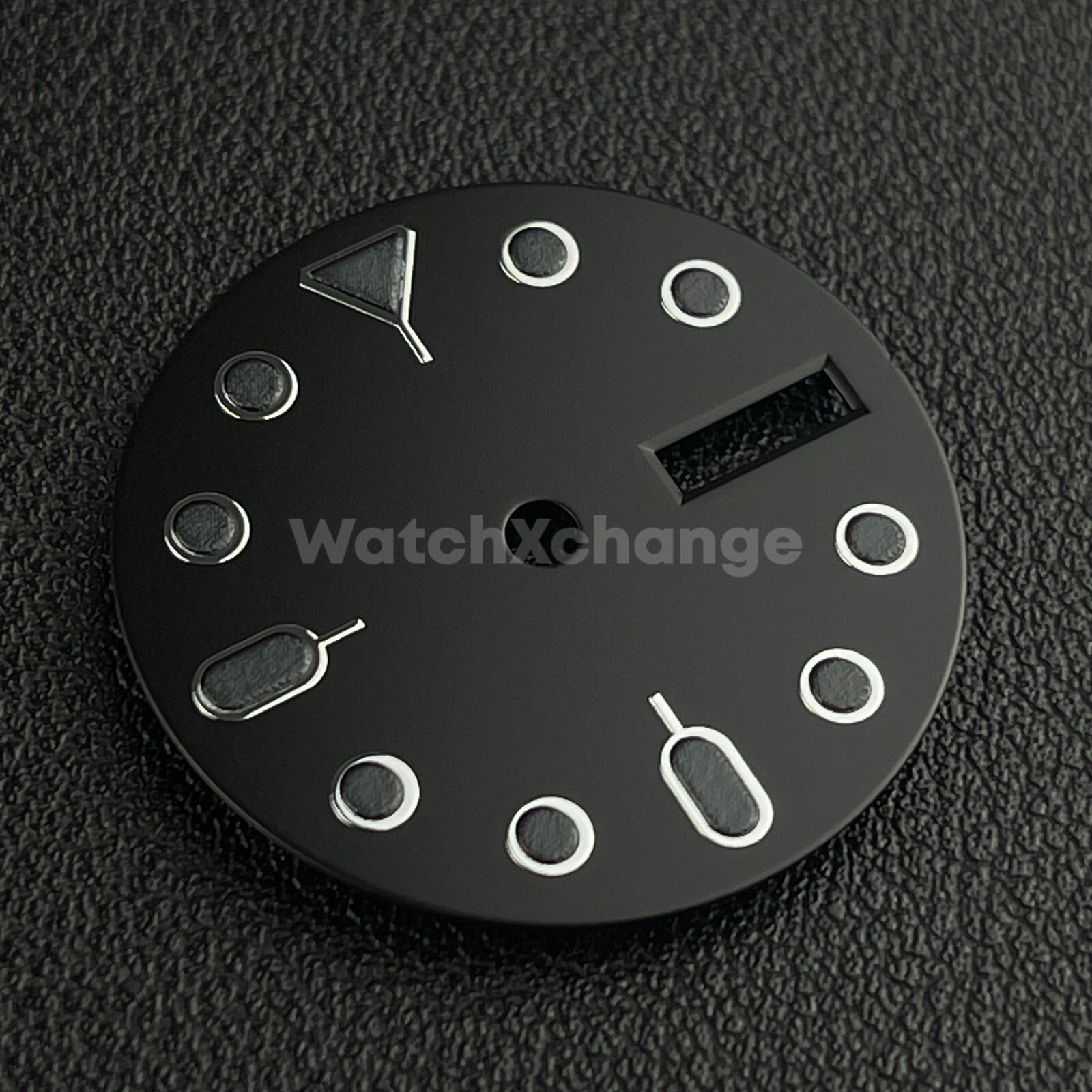 28.5mm Black & Grey Watch Dial Face for SEIKO NH36 Movement