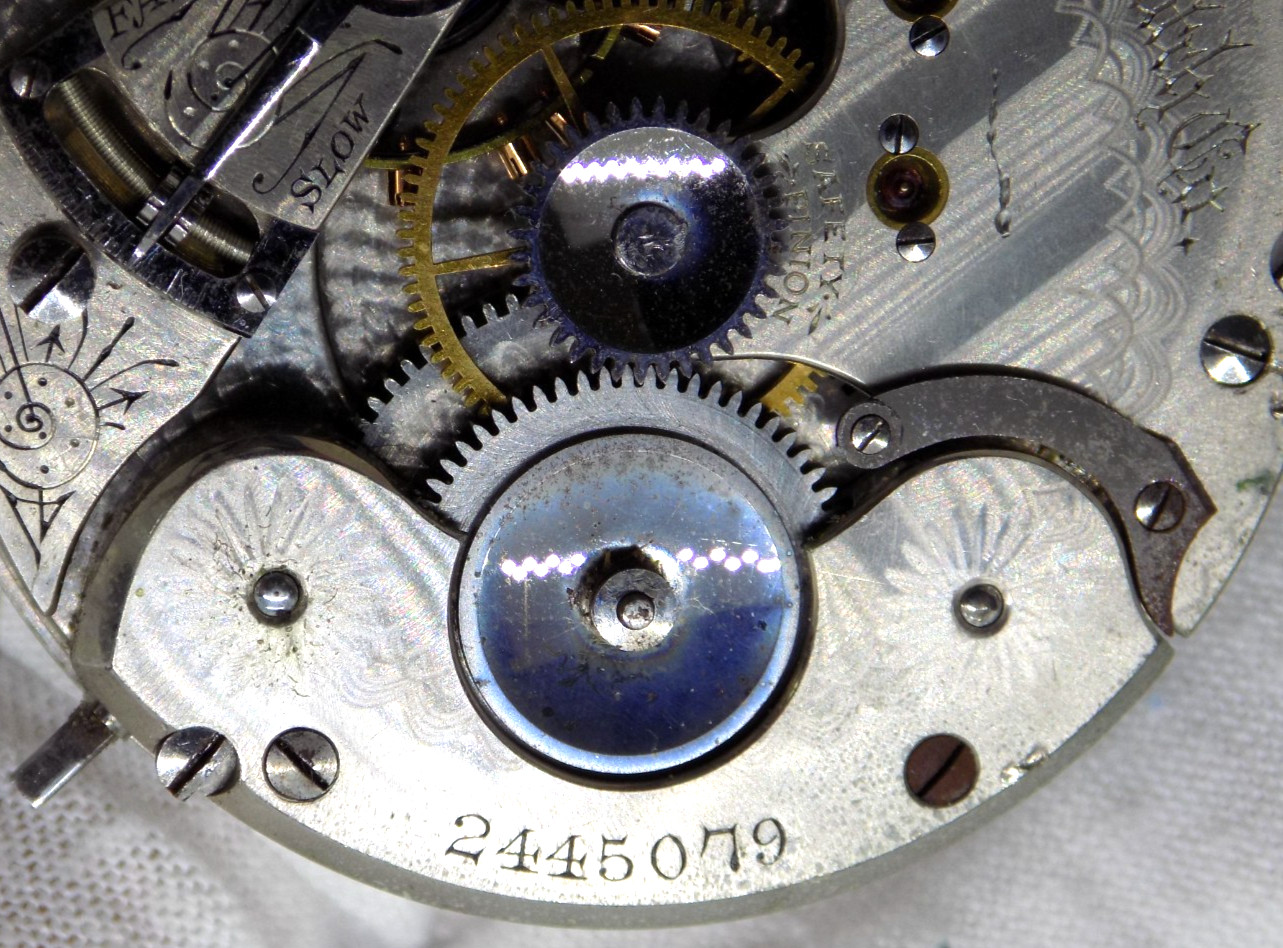 1887 RARE Elgin LADY FACE 15J Grade 50 Model 1 16s Class 17 Pocket Watch Moveme