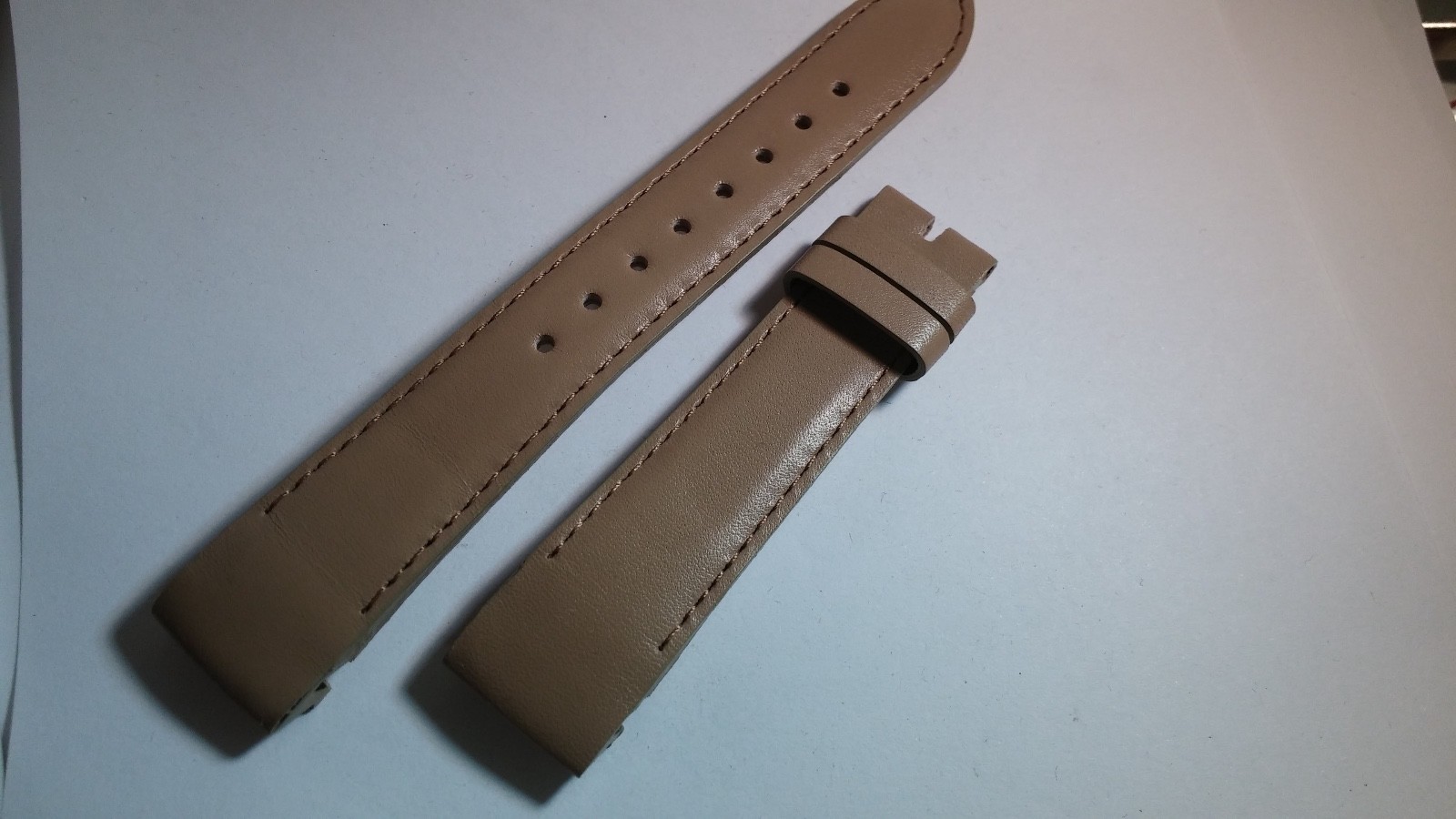 Misaki BAND BROWN leather. stains 18/16mm